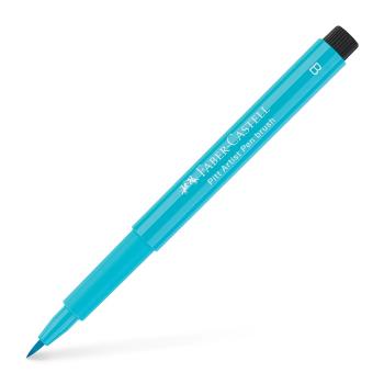 Preview: Faber-Castell Pitt Artist Pen Brush Tuschestift 154 kobalttürkis hell