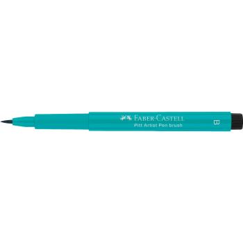 Preview: Faber-Castell Pitt Artist Pen Brush Tuschestift 156 kobaltgrün