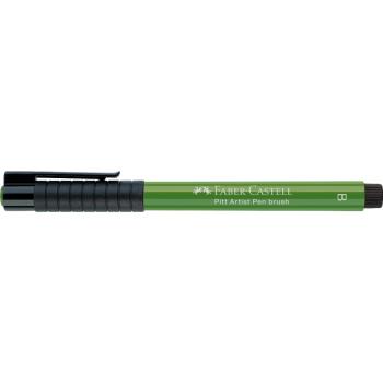 Faber-Castell Pitt Artist Pen Brush Tuschestift 167 permanentgrün oliv