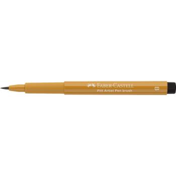 Preview: Faber-Castell Pitt Artist Pen Brush Tuschestift 268 grüngold