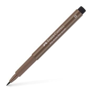 Preview: Faber-Castell Pitt Artist Pen Brush Tuschestift 177 walnußbraun
