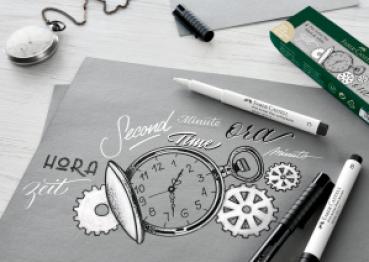 Faber-Castell Pitt Artist Pen Calligraphy Tuschestift 101 weiß