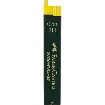 Faber-Castell 12 Fein-Minen Super-Polymer 0.35 mm 2H