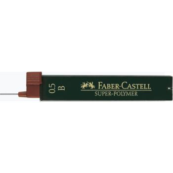 Preview: Faber-Castell 12 Fein-Minen Super-Polymer 0.5 mm B
