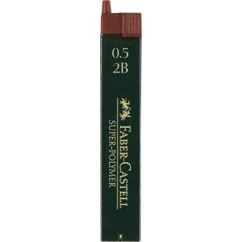 Faber-Castell 12 Fein-Minen Super-Polymer 0.5 mm 2B