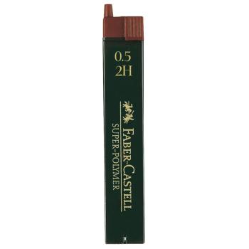 Faber-Castell 12 Fein-Minen Super-Polymer 0.5 mm 2H