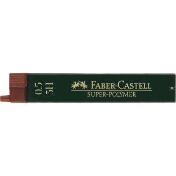 Preview: Faber-Castell 12 Fein-Minen Super-Polymer 0.5 mm 3H