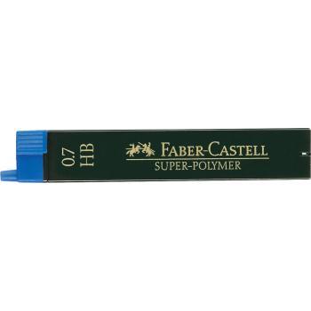 Preview: Faber-Castell 12 Fein-Minen Super-Polymer 0,7 mm HB