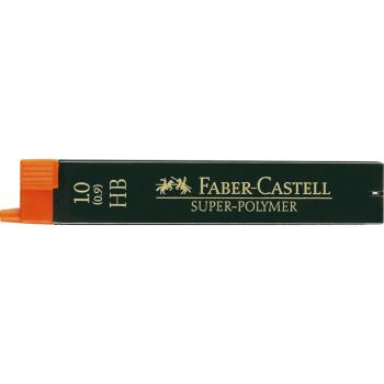 Preview: Faber-Castell 12 Fein-Minen Super-Polymer 1,0 mm HB