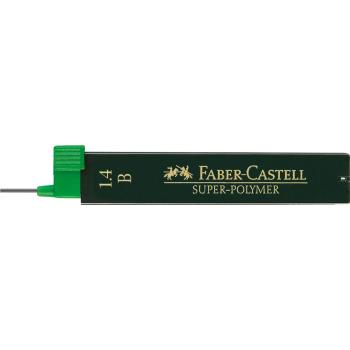 Preview: Faber-Castell 6 Fein-Minen Super-Polymer 1,4 mm B