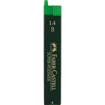 Faber-Castell 6 Fein-Minen Super-Polymer 1,4 mm B