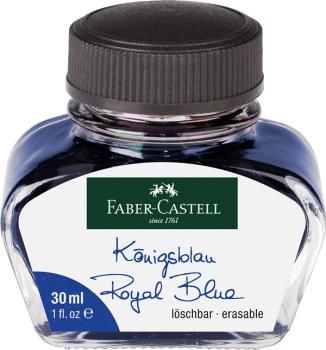 Faber-Castell Tintenglas 30ml löschbar - königsblau