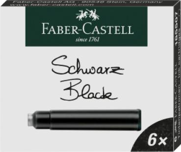 Faber-Castell Standard Tintenpatrone nicht löschbar - schwarz