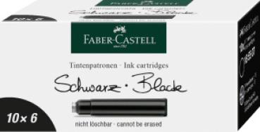Preview: Faber-Castell Standard Tintenpatrone nicht löschbar - schwarz