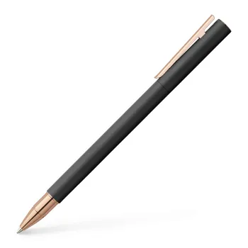 Preview: Faber-Castell Tintenroller Neo Slim Metall schwarz roségold
