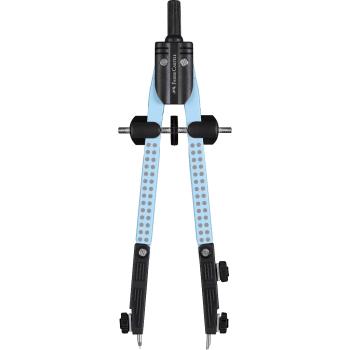 Faber-Castell Schnellverstellzirkel Gelenke Grip skyblue