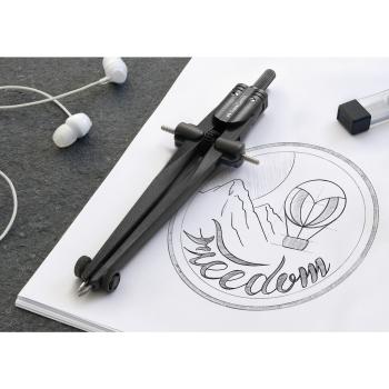 Faber-Castell Schnellverstellzirkel Stream black stone