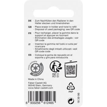 Preview: Faber-Castell 4 Ersatzradierer für Eraser Pen und Druckbleistift Poly Matic