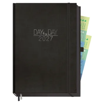 Häfft Organizer Maxi A4+ Day by Day Black-Edition 2027