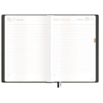 Preview: Häfft Organizer Maxi A4+ Day by Day Black-Edition 2027