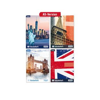 Preview: Häfft Schulstuff Vokabelheft A5 Lineatur 54 Tower Bridge