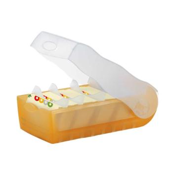 Han Karteibox Croco A8 transluzent-orange
