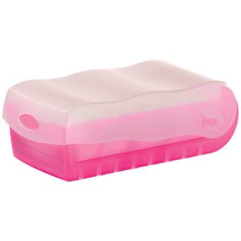 Han Karteibox Croco A8 transluzent-pink