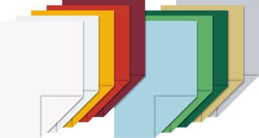 Preview: Heyda Fotokarton A4 300g/m² Block mit 10 Blatt Winterweihnacht