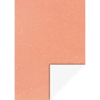 Heyda Glitterkarton A4 200g/m² irisierend apricot