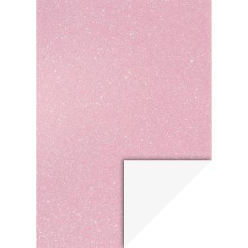 Heyda Glitterkarton A4 200g/m² irisierend rosa