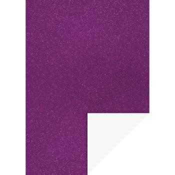 Heyda Glitterkarton A4 200g/m² dunkelviolett