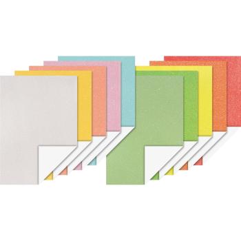 Heyda Glitterkarton Sortiment A4 200g/m² Iris