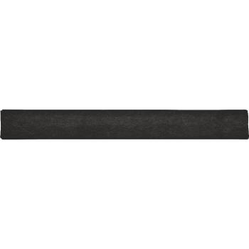 Preview: Heyda Krepp-Papier Rolle 50 x 250 cm 32g/m² schwarz
