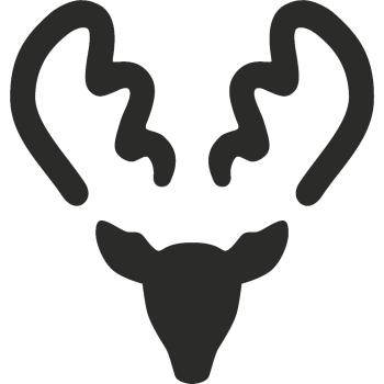 Preview: Heyda Motivstanzer groß Pop-Up Elch