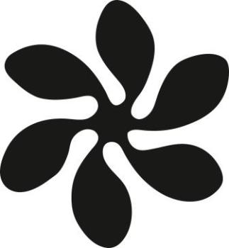 Preview: Heyda Motivstanzer klein Blume