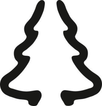 Preview: Heyda Motivstanzer klein Pop-Up Baum