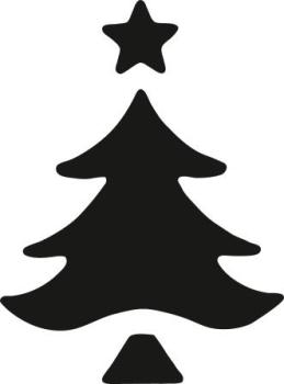 Preview: Heyda Motivstanzer klein Weihnachtsbaum