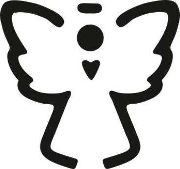 Preview: Heyda Motivstanzer klein Pop-Up Engel