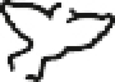 Preview: Heyda Motivstanzer klein Pop-Up Taube