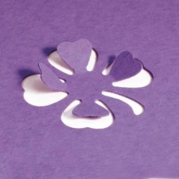 Preview: Heyda Motivstanzer klein Pop-Up Kleeblatt