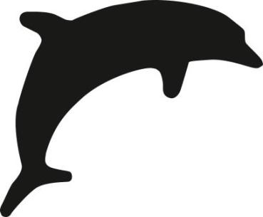 Preview: Heyda Motivstanzer klein Delfin