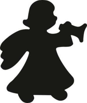 Preview: Heyda Motivstanzer klein Engel