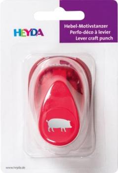 Preview: Heyda Motivstanzer klein Schwein