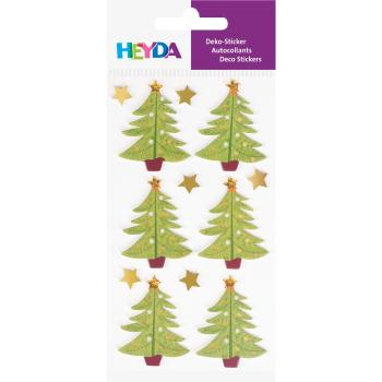 Preview: Heyda Sticker-Mix Weihnachtsbäume II