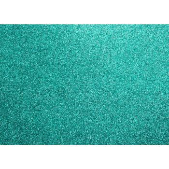 Kangaro Glitterkarton 50 x 70 cm 300g/m² türkis