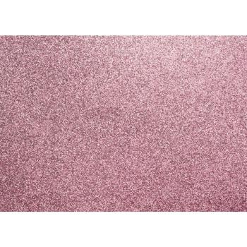 Kangaro Glitterkarton 50 x 70 cm 300g/m² altrosa