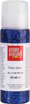 KNORRprandell Glitterfarbe Flaky Glue dunkelblau