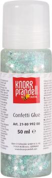 KNORRprandell Glitterfarbe Confetti Glue Sterne silber