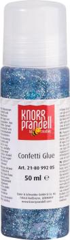 KNORRprandell Glitterfarbe Confetti Glue Fische blau