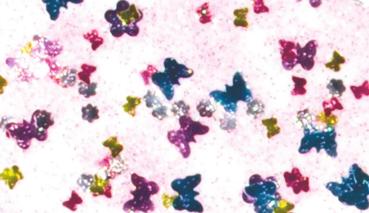 Preview: KNORRprandell Glitterfarbe Confetti Glue Schmetterlinge bunt